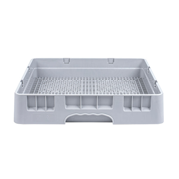 Restaurantware Clean Tek Professional Gray Flatware Rack - 19 3/4" X 19 3/4" X 4" - 1 Count Box