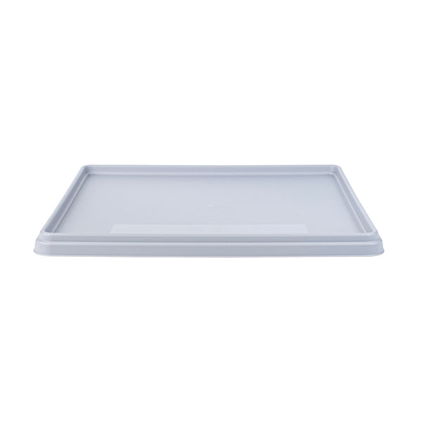 Restaurantware Clean Tek Professional Gray Glass Rack Cover - 19 3/4" X 19 3/4" X 1 1/2" - 1 Count Box