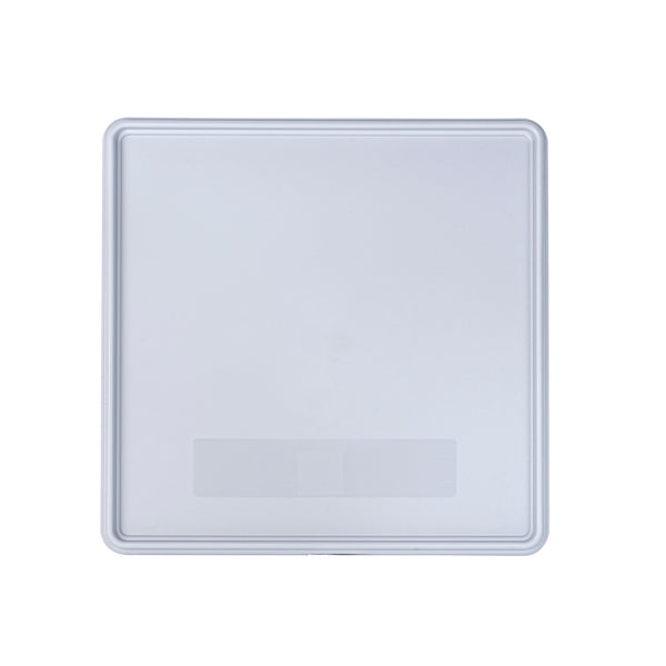 Restaurantware Clean Tek Professional Gray Glass Rack Cover - 19 3/4" X 19 3/4" X 1 1/2" - 1 Count Box