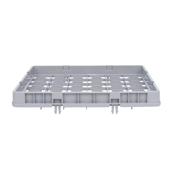 Restaurantware Clean Tek Professional Gray Half Drop Extender - 36 Compartments - 19 3/4" X 19 3/4" X 3" - 1 Count Box
