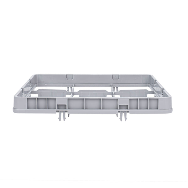 Restaurantware Clean Tek Professional Gray Half Drop Extender - 9 Compartments - 19 3/4" X 19 3/4" X 3" - 1 Count Box