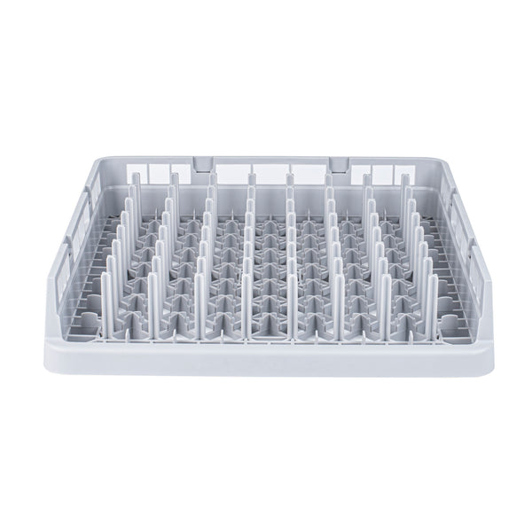 Restaurantware Clean Tek Professional Gray Peg Rack - With Open End - 19 3/4" X 19 3/4" X 4" - 1 Count Box