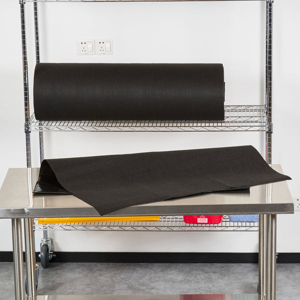 Restaurantware Clean Tek Professional Gray Universal Sorbent Mat - Barrier Spill - 98 1/2' × 35 3/4" - 1 Count Box