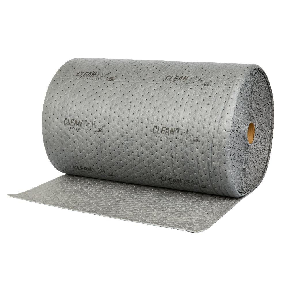 restaurantware Clean Tek Professional Gray Universal Sorbent Roll - Heavy Weight Perforated - 150' x 30" - 1 count box