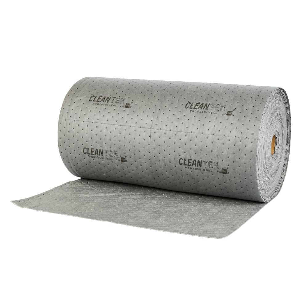 restaurantware Clean Tek Professional Gray Universal Sorbent Roll - Medium Weight Perforated - 150' x 30" - 1 count box