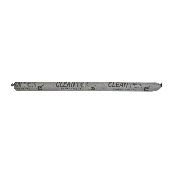 Restaurantware Clean Tek Professional Gray Universal Sorbent Sock - Heavy Duty - 4' X 3" - 20 Count Box