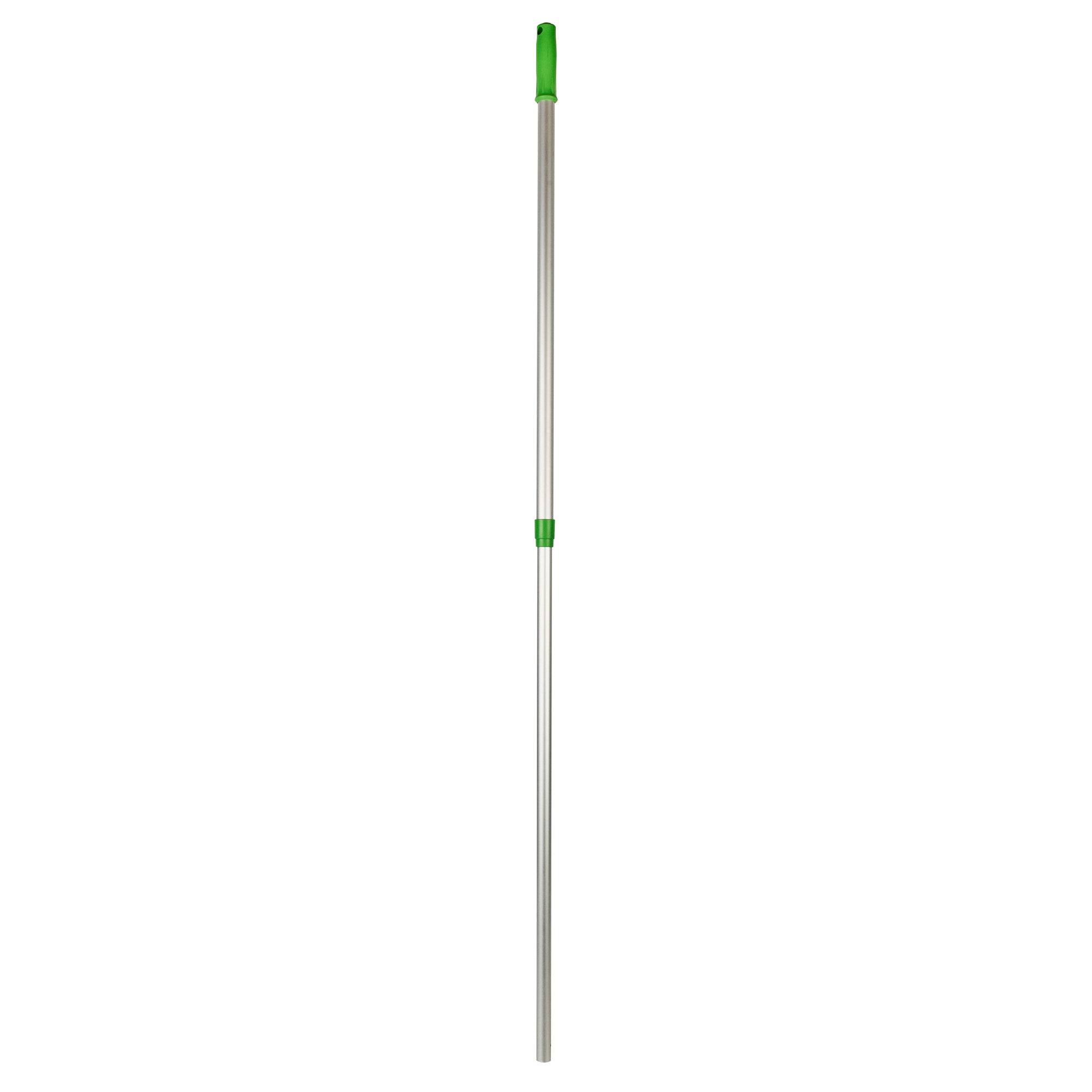 restaurantware Clean Tek Professional Green Aluminum Telescopic Mop Pole Handle - 59 3/4" - 1 count box