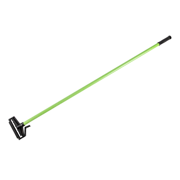 Restaurantware Clean Tek Professional Green Fiberglass Quick Release Mop Handle - With Trigger - 60" - 1 Count Box