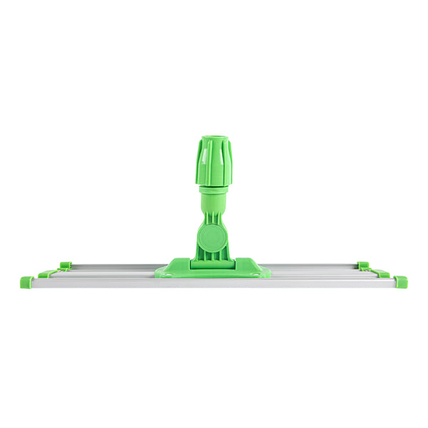 Restaurantware Clean Tek Professional Green Hook & Loop Microfiber Wet / Dry Mop Frame - 16" - 1 Count Box