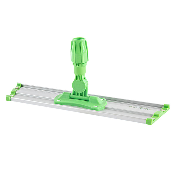 Restaurantware Clean Tek Professional Green Hook & Loop Microfiber Wet / Dry Mop Frame - 16" - 1 Count Box