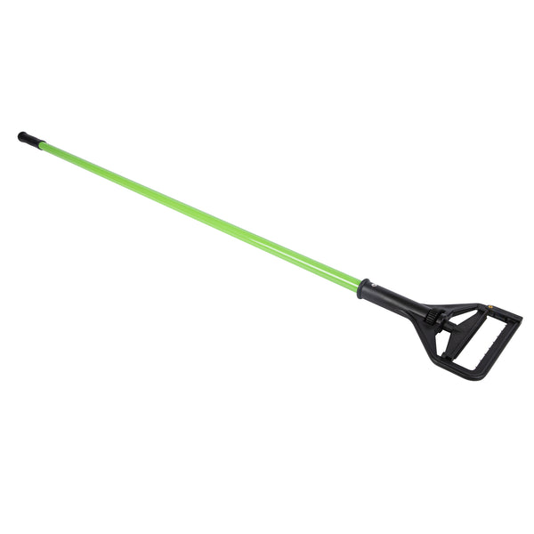 Restaurantware Clean Tek Professional Green Metal Quick Release Mop Handle - 60" - 1 Count Box