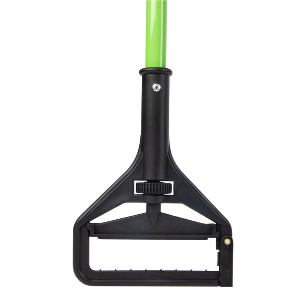 Restaurantware Clean Tek Professional Green Metal Quick Release Mop Handle - 60" - 1 Count Box