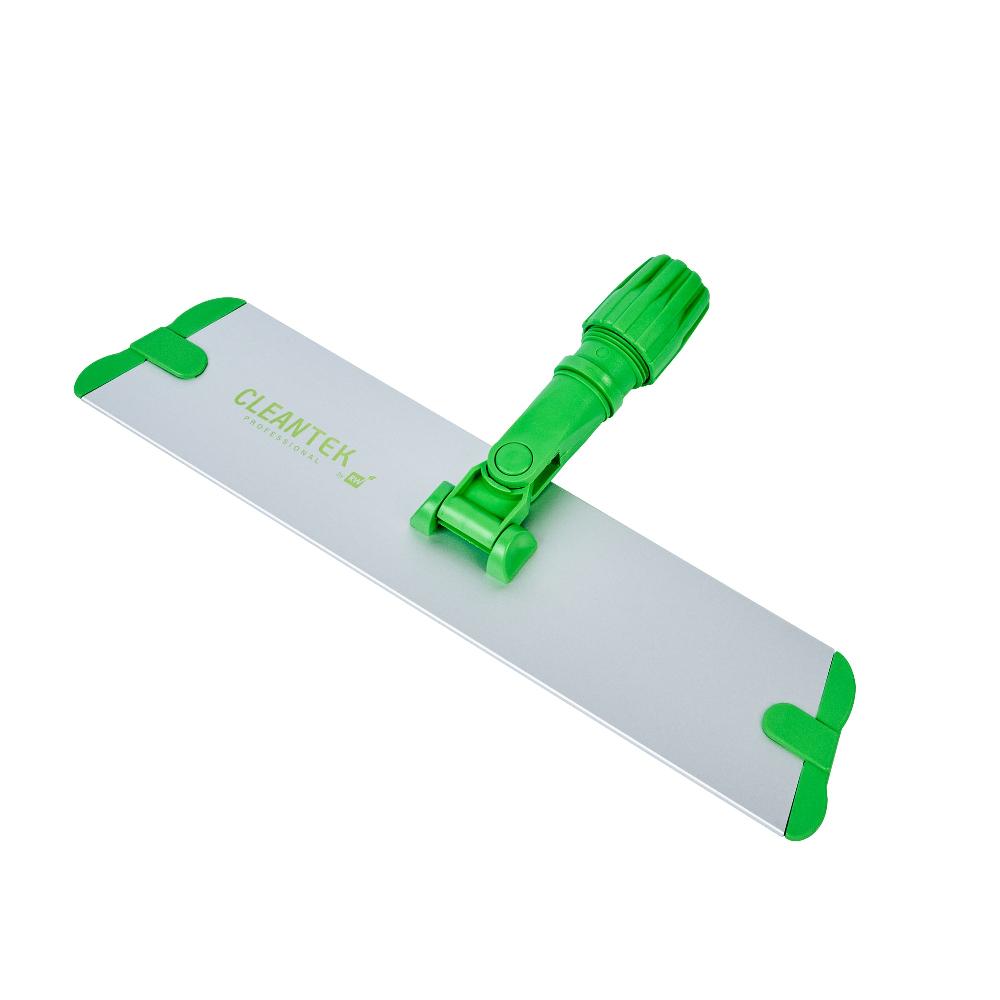 restaurantware Clean Tek Professional Green Microfiber Hook and Loop Wet / Dry Mop Frame - 15 3/4" - 1 count box