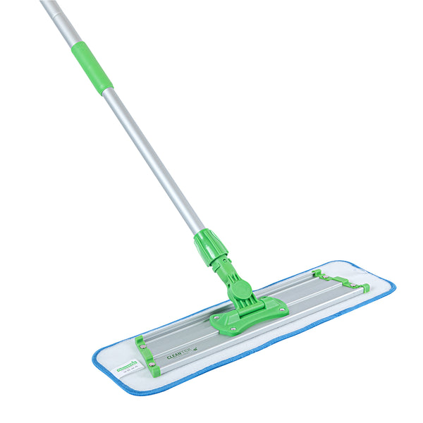 Restaurantware Clean Tek Professional Green Microfiber Mop - With Wet Mop Pad - 19 3/4" - 1 Count Box