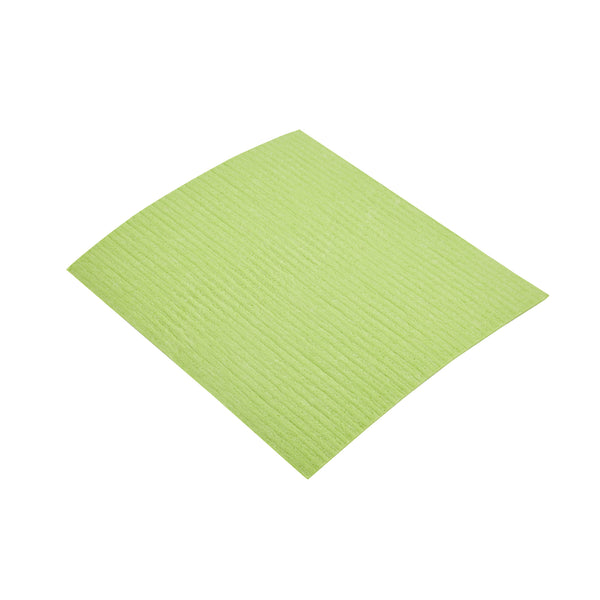 Restaurantware Clean Tek Professional Green Reusable Swedish Dishcloth - 6 3/4" X 7 3/4" - 200 Count Box