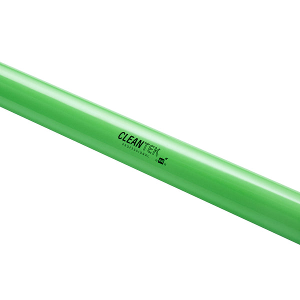 Restaurantware Clean Tek Professional Green Steel 2-Section Telescopic Handle - For Window Strip Washer And Floor Squeegee Threaded -29 1/2" - 1 Count Box