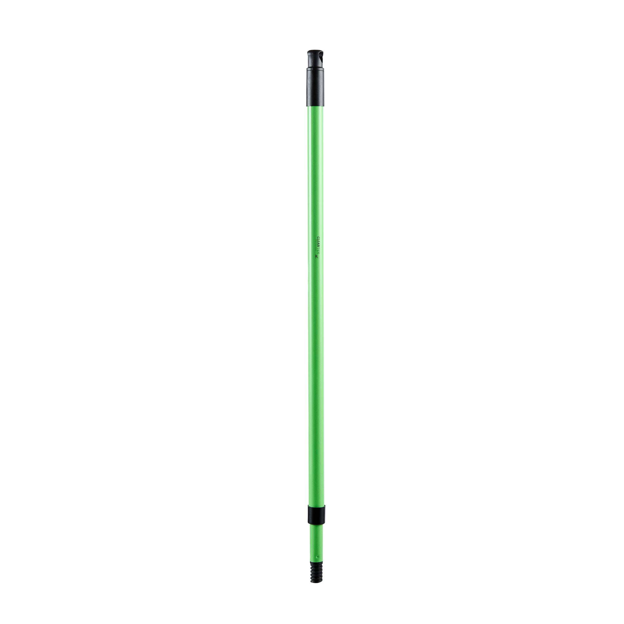 restaurantware Clean Tek Professional Green Steel 2-Section Telescopic Handle - for Window Strip Washer and Floor Squeegee Threaded -29 1/2" - 1 count box