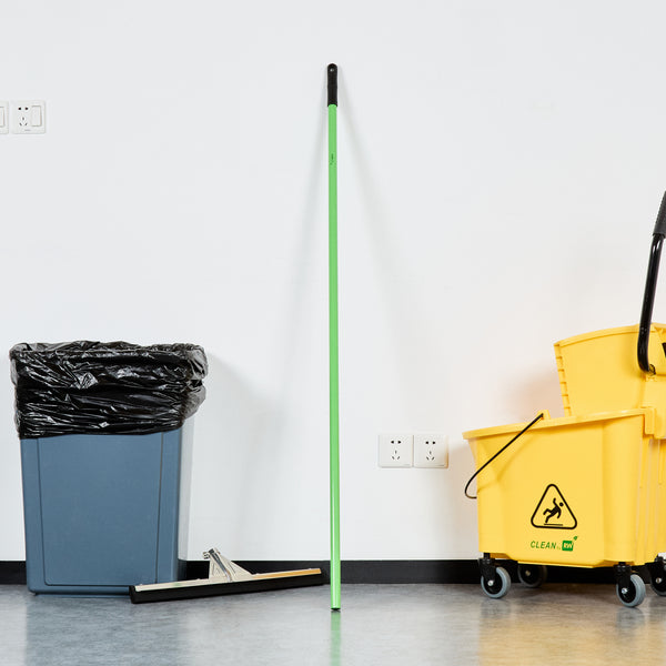 Restaurantware Clean Tek Professional Green Steel Handle - For Floor Squeegee - 55" - 1 Count Box