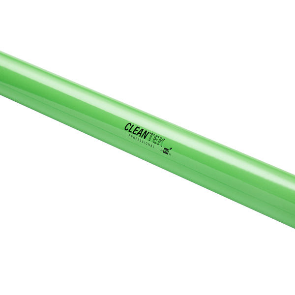 Restaurantware Clean Tek Professional Green Steel Handle - For Window Strip Washer And Floor Squeegee - Threaded - 55" - 1 Count Box