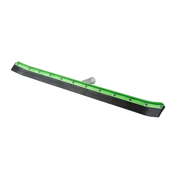 Restaurantware Clean Tek Professional Green Steel Heavy-Duty Floor Squeegee - Curved - 35 3/4" - 1 Count Box