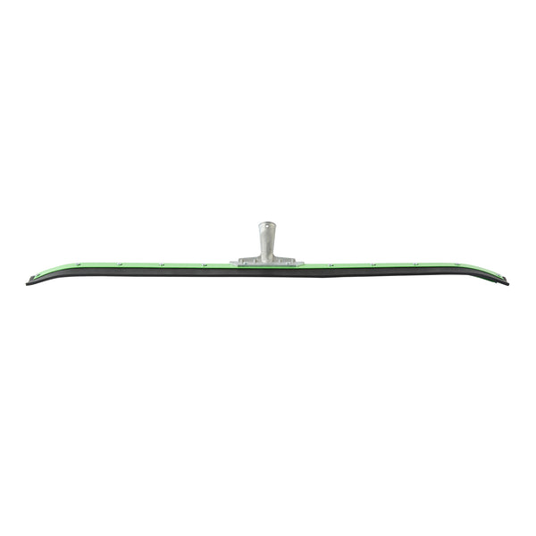 Restaurantware Clean Tek Professional Green Steel Heavy-Duty Floor Squeegee - Curved - 35 3/4" - 1 Count Box