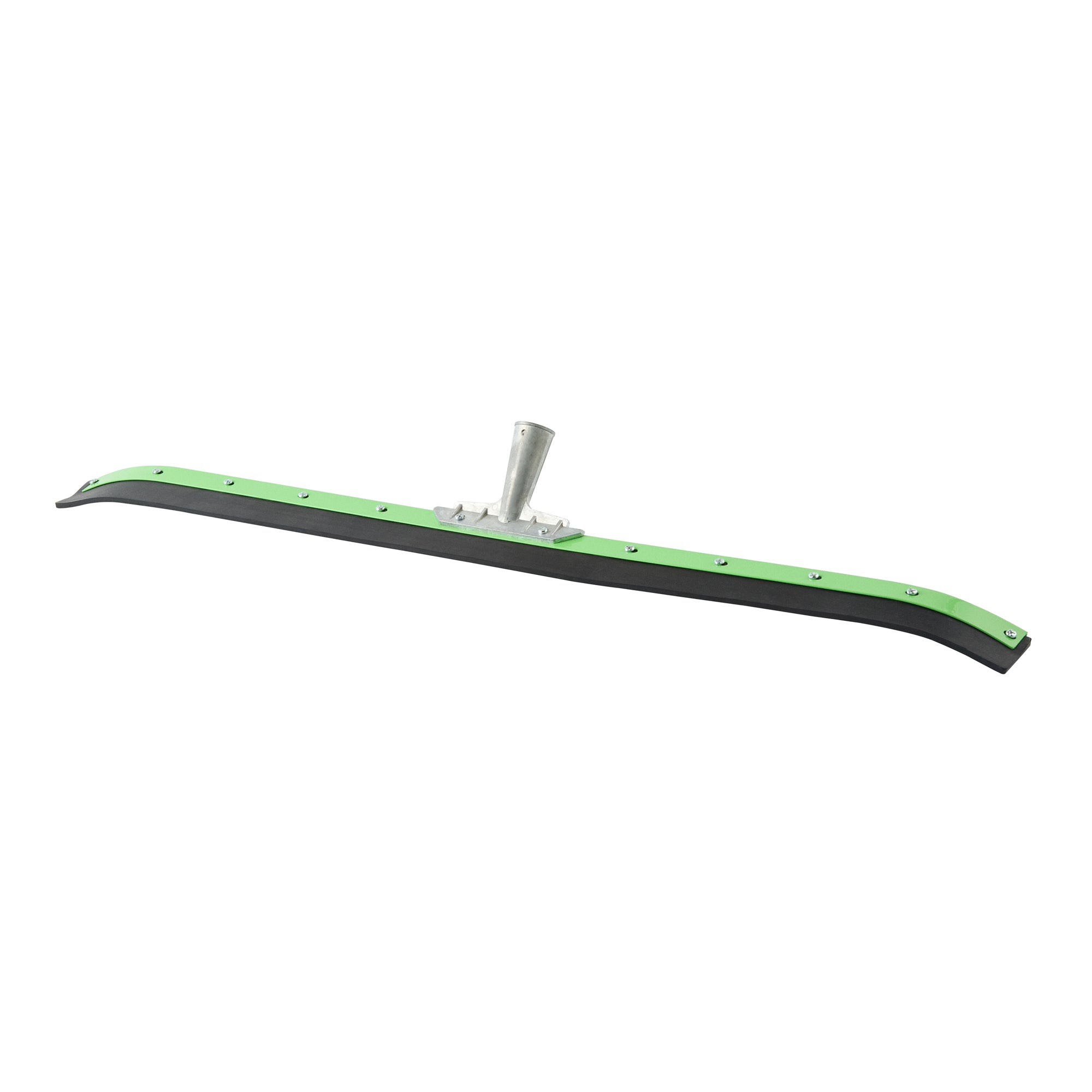 restaurantware Clean Tek Professional Green Steel Heavy-Duty Floor Squeegee - Curved - 35 3/4" - 1 count box