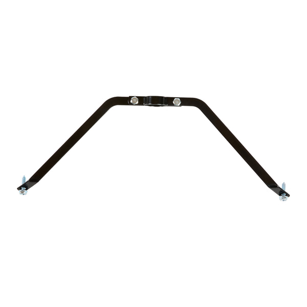 Restaurantware Clean Tek Professional Iron Black Powder-Coated Brace - For Wooden Push Brooms - 11 1/2" - 1 Count Box