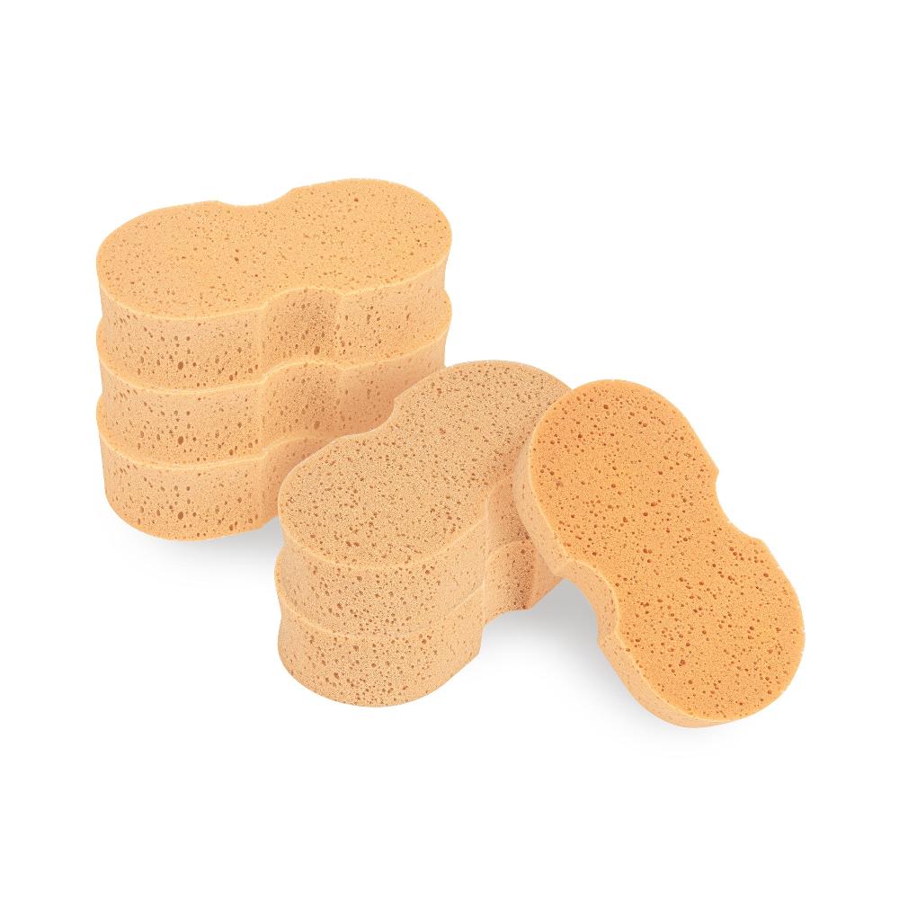 restaurantware Clean Tek Professional Jumbo Beige Sponge - 8 3/4" x 4 1/4" x 2 1/4" - 100 count box