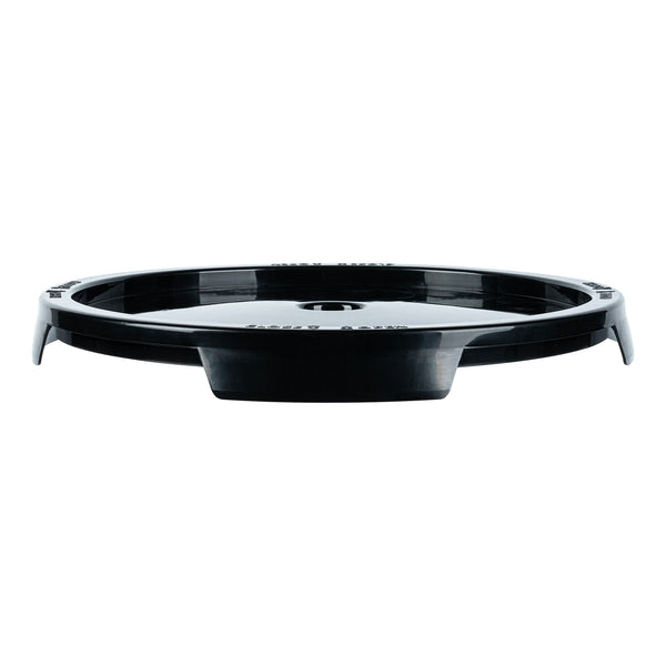 Restaurantware Clean Tek Professional Round Black Plastic Easy-Off Lid - Fits 3.5 And 5 Gal Pail - 1 Count Box