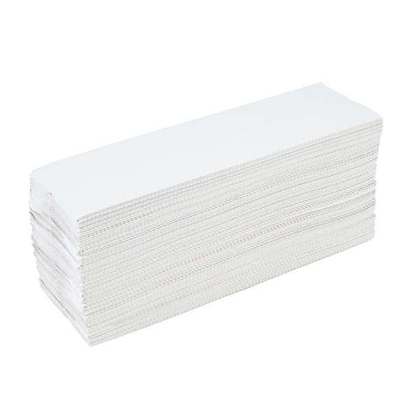 Restaurantware Clean Tek Professional White C-Fold Paper Towel - 1-Ply - 11 1/2" X 9 1/2" - 2400 Count Box