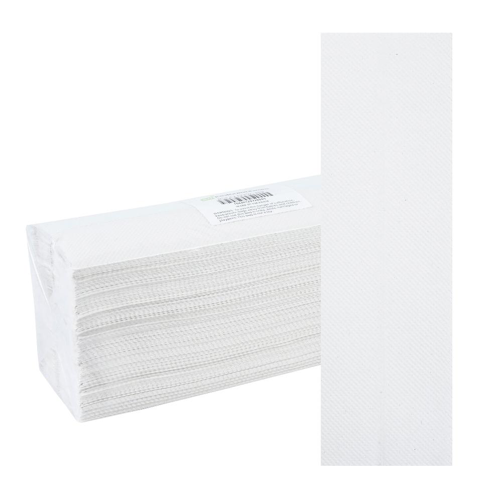 restaurantware Clean Tek Professional White C-Fold Paper Towel - 1-Ply - 11 1/2" x 9 1/2" - 2400 count box