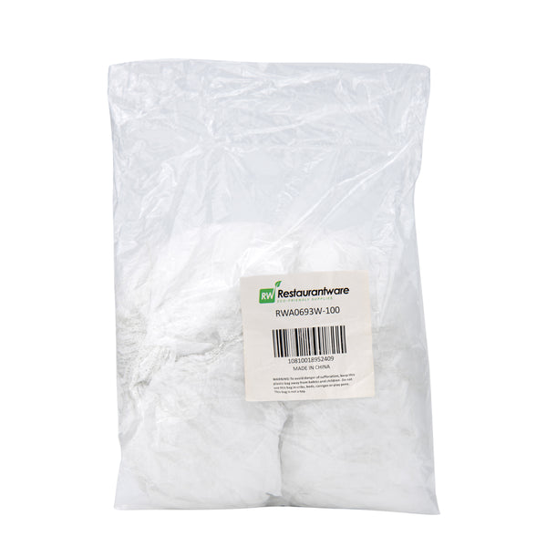 Restaurantware Clean Tek Professional White Disposable Beard Cover - 19" - 1000 Count Box