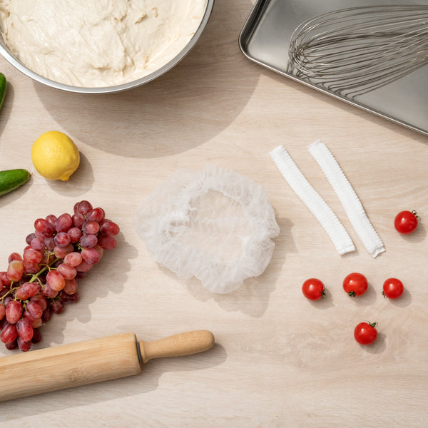 Restaurantware Clean Tek Professional White Disposable Bouffant Cap Hair Net - 21" - 1000 Count Box