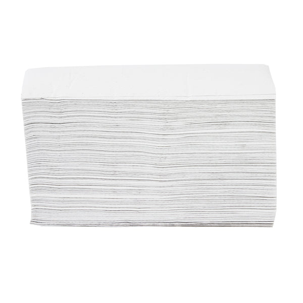 Restaurantware Clean Tek Professional White M-Fold Paper Towel - 1-Ply - 9 1/2" X 9 1/4" - 4000 Count Box