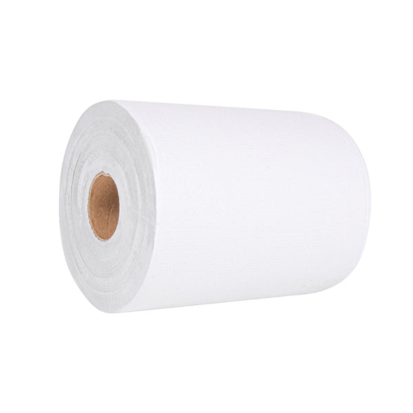 Restaurantware Clean Tek Professional White Paper Towel Roll - 1-Ply - 600' X 8" - 12 Count Box