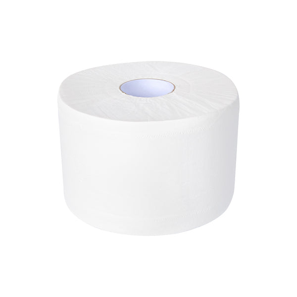 Restaurantware Clean Tek Professional White Toilet Paper Roll - 2-Ply Center Pull - 876' X 7 3/4" - 12 Count Box