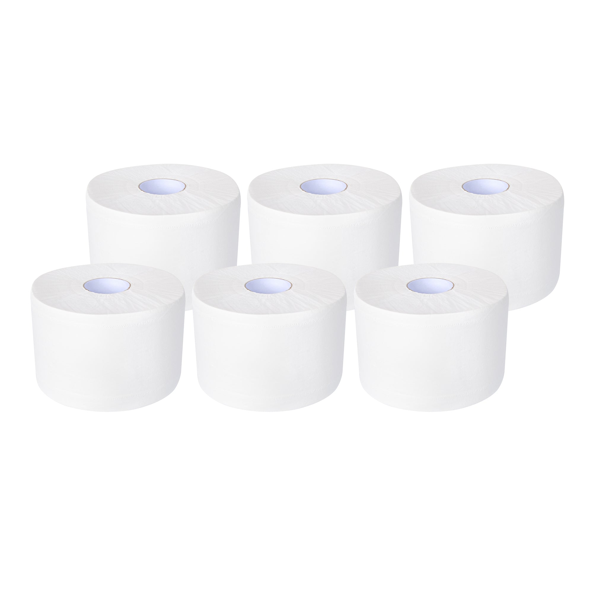 restaurantware Clean Tek Professional White Toilet Paper Roll - 2-Ply Center Pull - 876' x 7 3/4" - 12 count box
