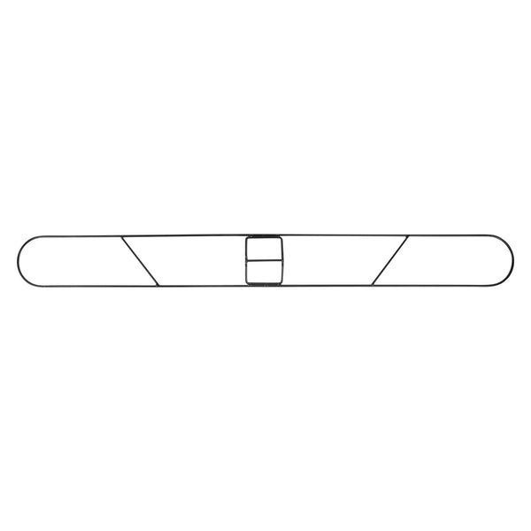 Restaurantware Clean Tek Professional Wire Swivel Snap Mop Frame - 48" X 5" - 1 Count Box