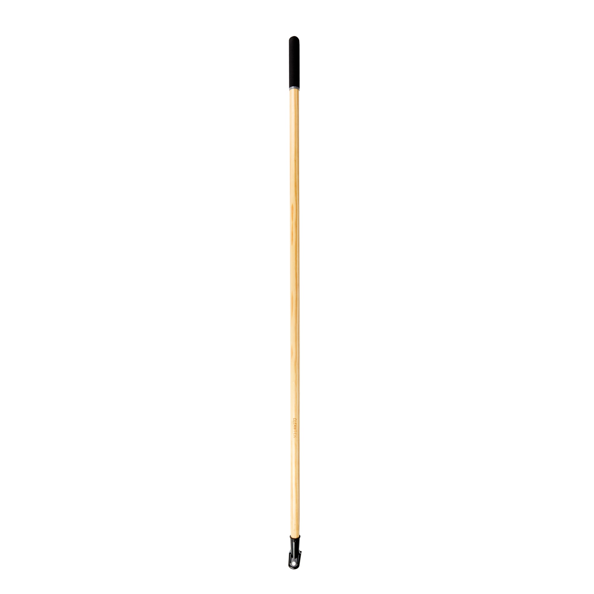 restaurantware Clean Tek Professional Wood Bolt Tip Push Broom Handle - 60" - 1 count box