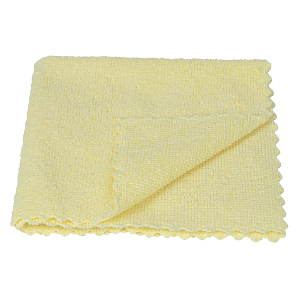 Restaurantware Clean Tek Professional Yellow Microfiber Rags In A Box - 11 3/4" X 11 3/4" - 250 Count Box