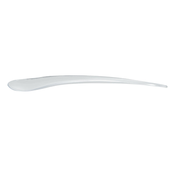 Restaurantware Clear Plastic Deco Party Spoon - 8" - 500 Count Box