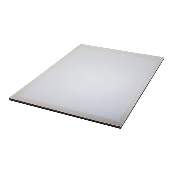 Restaurantware Clear Tek Clear Acrylic Food Serving Tray - Mirrored - 15 3/4" X 11 3/4" - 1 Count Box