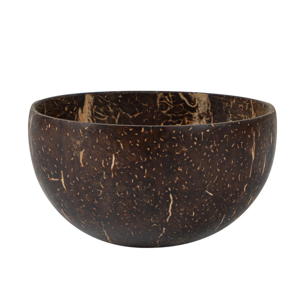 Restaurantware Coco Casa 10 Oz Handmade Coconut Bowl - Polished - 10 Count Box