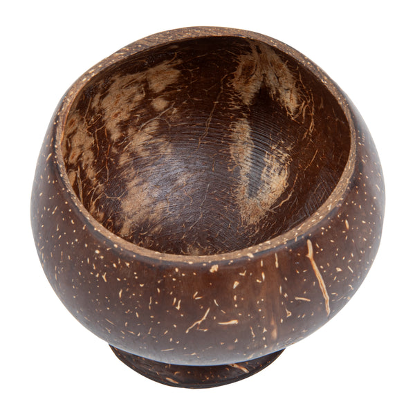 Restaurantware Coco Casa 10 Oz Handmade Coconut Cocktail Coconut Cup - 4" X 4" X 3 1/4" - 40 Count Box