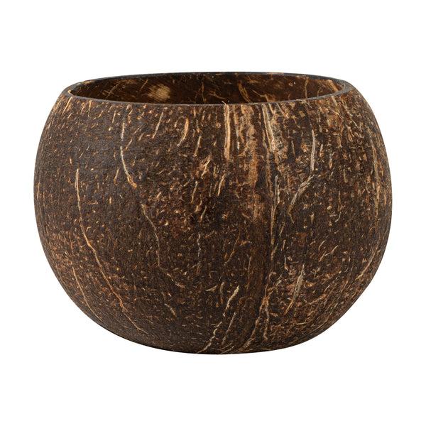 Restaurantware Coco Casa Handmade Coconut Shell Candle - Coconut Mango - 4" X 4" X 2 3/4" - 10 Count Box
