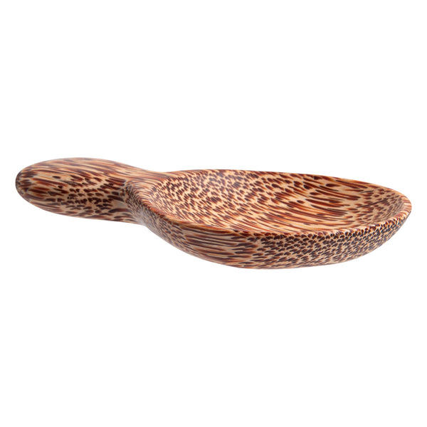 Restaurantware Coco Casa Natural Handmade Coconut Spoon - 5" X 2 3/4" - 40 Count Box