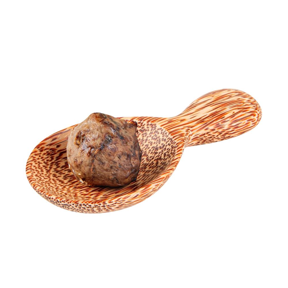 restaurantware Coco Casa Natural Handmade Coconut Spoon - 5" x 2 3/4" - 40 count box