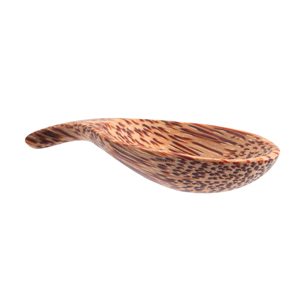 Restaurantware Coco Casa Natural Handmade Coconut Spoon / Scoop - 3 1/2" X 1 1/4" - 40 Count Box