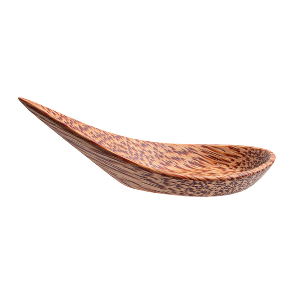 Restaurantware Coco Casa Natural Handmade Teardrop Coconut Spoon - 3 1/4" X 1 1/2" - 40 Count Box