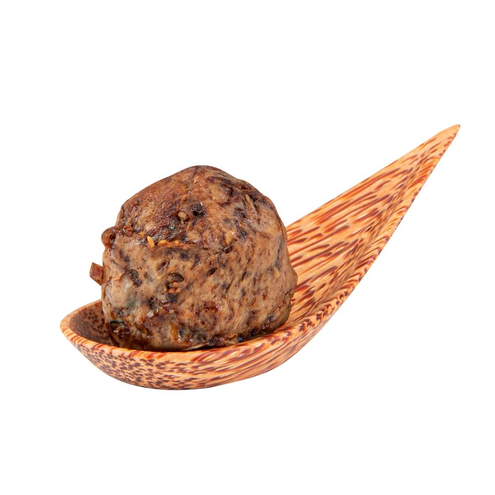 restaurantware Coco Casa Natural Handmade Teardrop Coconut Spoon - 3 1/4" x 1 1/2" - 40 count box